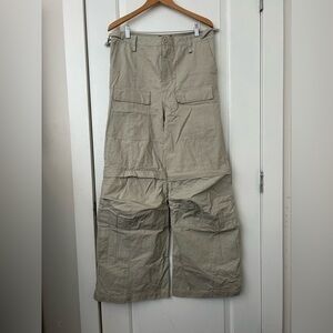 Balenciaga Men's Beige Cargo Pants